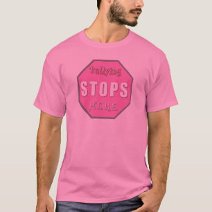 Bullying Stops hier T-shirt
