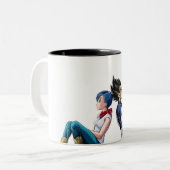 Bulma e vegeta mugs (Devant gauche)