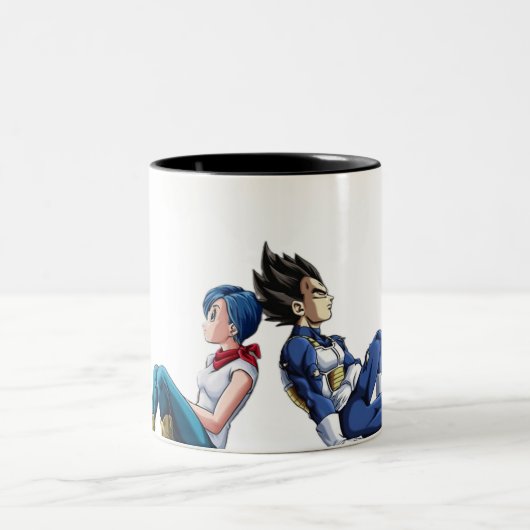Bulma e vegeta mugs (Centre)