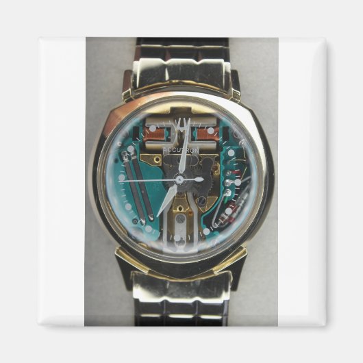 Bulova Accutron Spaceview Alpha 1961 Magneet (Voorkant)