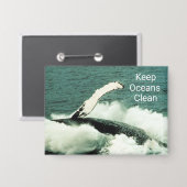 Bultrug Whale Beauty Breaking: Button (Voorkant / Achterkant)