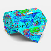 bultrugwalvissen blauw stropdas (Opgerold)