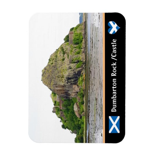 Bumbarton Rock & Dumbarton Castle / Schotland Magneet (Verticaal)