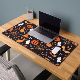 Bumbkin Bat Kat Ghost Spin Web Halloween Bureaumat