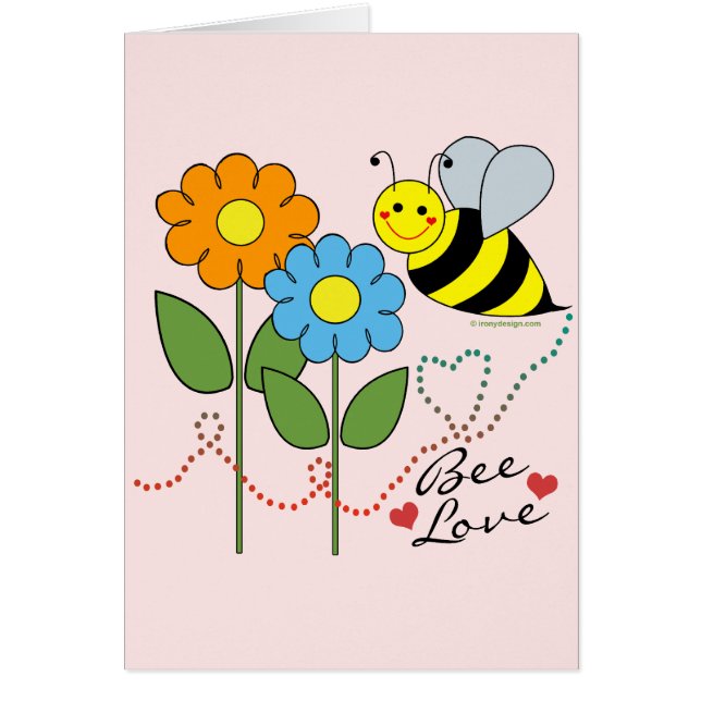 Bumble Abee Avec Fleurs Abee Aimer (Devant)
