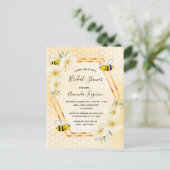 Bumble abeille nid d'abeille mignonne invitation d (Debout devant)