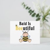 Bumble Baby Bee Bald is prachtig Briefkaart (Staand voorkant)