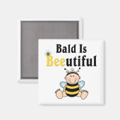 Bumble Baby Bee Bald is prachtig Magneet (Voorkant / Achterkant)