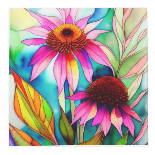 Bumble Bee and Garden Bees Art Cube (Devant)