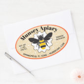 Bumble Bee Apier Nom Honey Stickers Jar (Enveloppe)