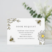Bumble Bee Apportez Une Carte De Demande De Livre (Debout devant)