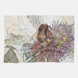 Bumble Bee Art Style print theedoek