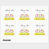 Bumble Bee Baby shower Dank u Stickers (Vel)