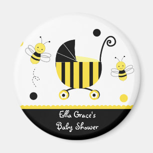 Bumble Bee Baby shower Favor Magnets Magneet