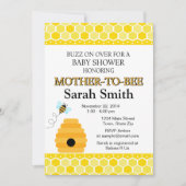Bumble Bee Baby shower Invitation Miel Bee Invitat (Devant)