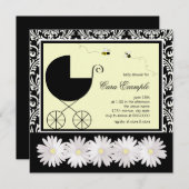 Bumble Bee Baby Shower Invitations (Devant / Derrière)