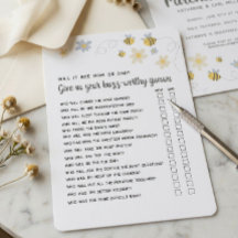 Bumble Bee Baby Shower Spellen, Bij Thema Feestspe