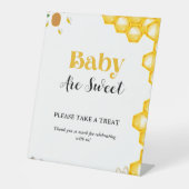 Bumble Bee board baby shower Favoriser le signe (Recto)