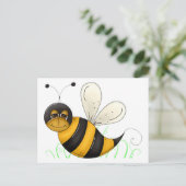 Bumble Bee Briefkaart (Staand voorkant)