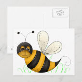 Bumble Bee Briefkaart (Voorkant / Achterkant)