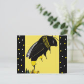 Bumble Bee Briefkaart (Staand voorkant)