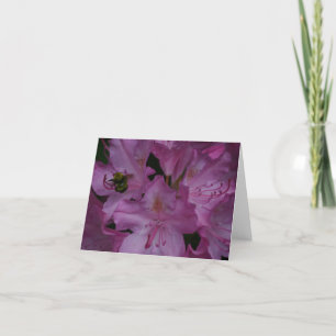 Bumble Bee Busy op een Rhododendron Bedankkaart