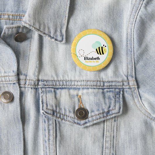Bumble Bee Button (In situ)