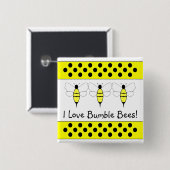 Bumble Bee  Button (Voorkant /achterkant)