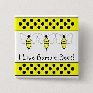 Bumble Bee  Button