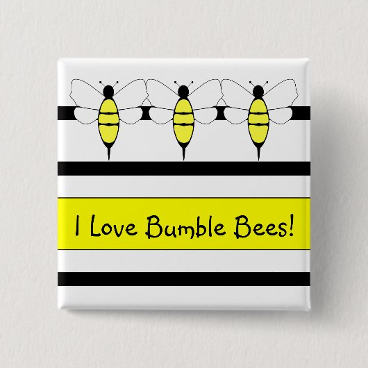 Bumble Bee Button (Voorkant)