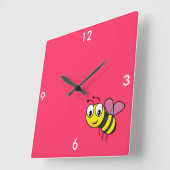Bumble Bee, Buzz Vierkante Klok (Hoek)