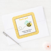 Bumble Bee Carré Favoriser Stickers (Enveloppe)