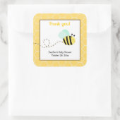 Bumble Bee Carré Favoriser Stickers (Sac)