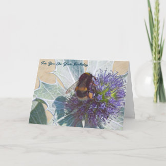 Bumble Bee Carte d'anniversaire