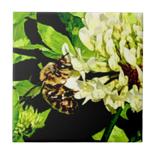 Bumble Bee Ceramic Tile Tegeltje