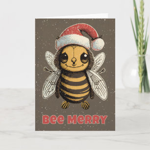Bumble Bee Christmas Kaart