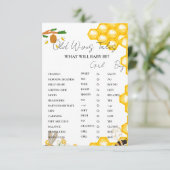 Bumble Bee Contes de Vieilles Femmes Carte de jeu (Debout devant)