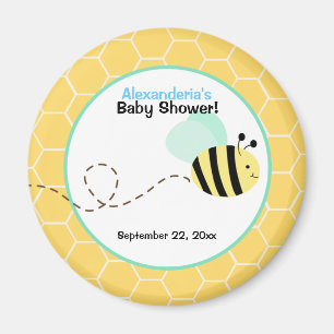 Bumble Bee Custom Favor Magnet Magneet