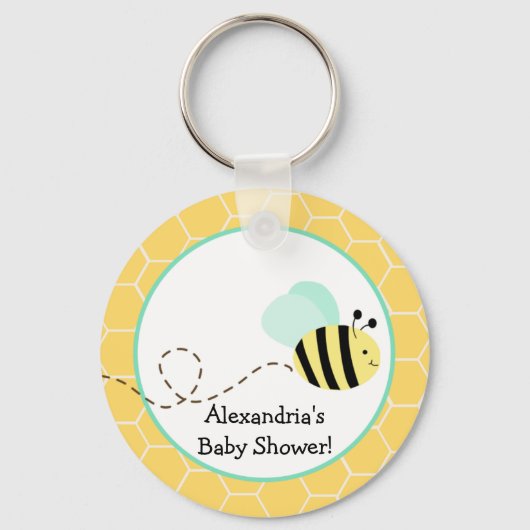 Bumble Bee Custom Sleutelhanger (Voorkant)