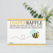 Bumble Bee Douche Déchets Carte Raffle (Debout devant)