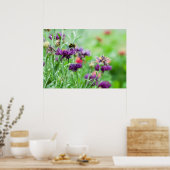 Bumble bee en bloesdoek poster (Keuken)