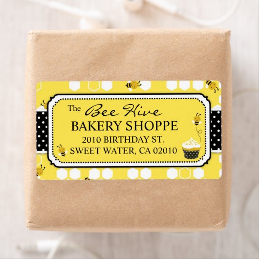 Bumble Bee Étiquette d'expédition (En situation)