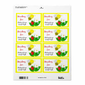 Bumble Bee Étiquettes alimentaires (Feuille entière)
