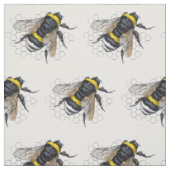 Bumble Bee Fabric Stof (Swatch)