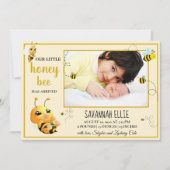 Bumble Bee Faire-part de naissance (Devant)