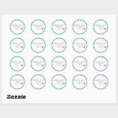 Bumble Bee Faveur Sticker ou Étiquette de adresse (Feuille)