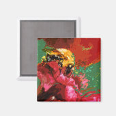 Bumble Bee Fridge Magnet Magneet (Voorkant / Achterkant)