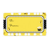 Bumble Bee Gift Label L (Voorkant)