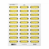 Bumble Bee Gift Label S (Full Sheet)