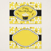 Bumble Bee Gift Tag (Devant & derrière)